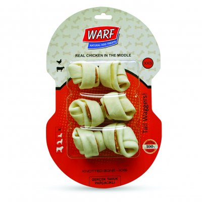 Knotted Rawhide Bone XXS - 12,5 Cm
