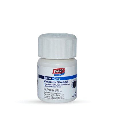 Köpekler için Biotin ve Çinko Tableti